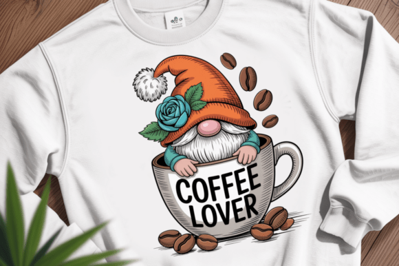 Coffee Gnome Embroidery Design: A Sweet Touch for Personalized Gifts