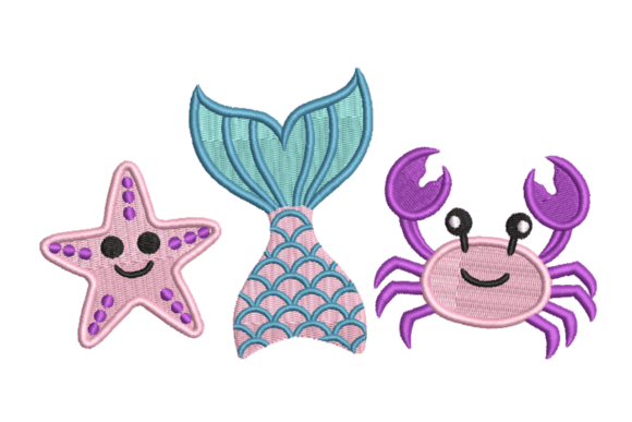 Cute Sea Life Trio: An Embroidery Design Review