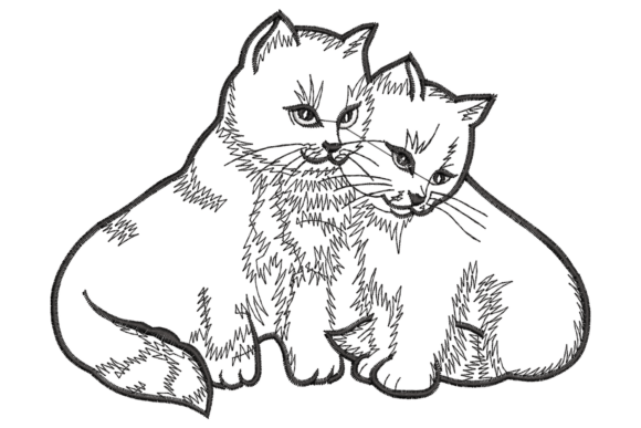 Cute Two Cats Embroidery Design Review for Holiday Sellers