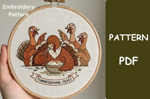Flower Embroidery, Nature Embroidery, F