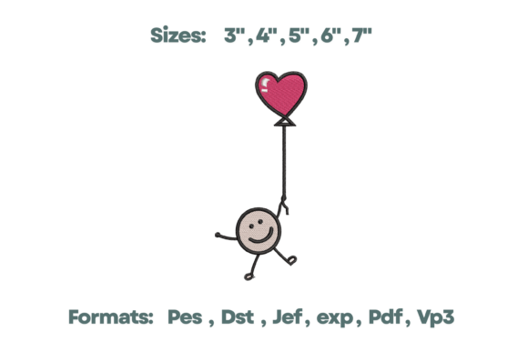 Heart Balloon Stick Figure Embroidery: A Designer’s Real-World Review