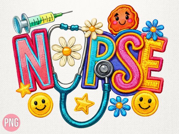 Reviewing Embroidery Nurse Patch Stethoscope PNG for Real Embroidery Projects