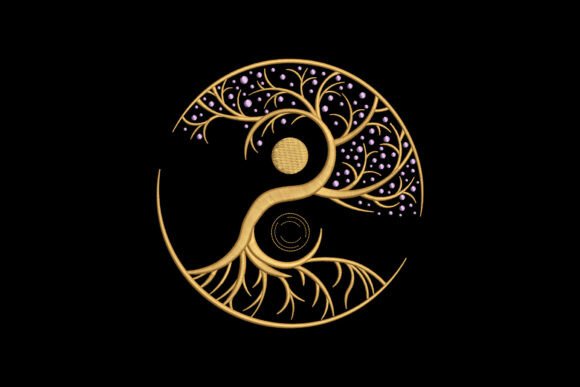 Tree of Life Yin Yang: A Designer’s Stitch Test